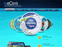 Tablet Screenshot of negsys.com